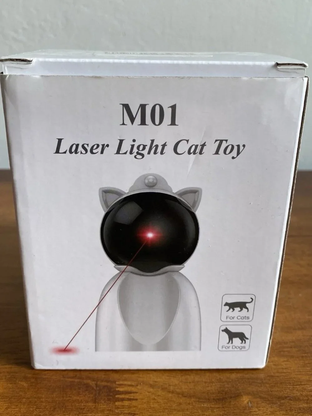 Laser Light Cat Toy Interactive Enrichment Automatic Sensor Activated Rechargeab